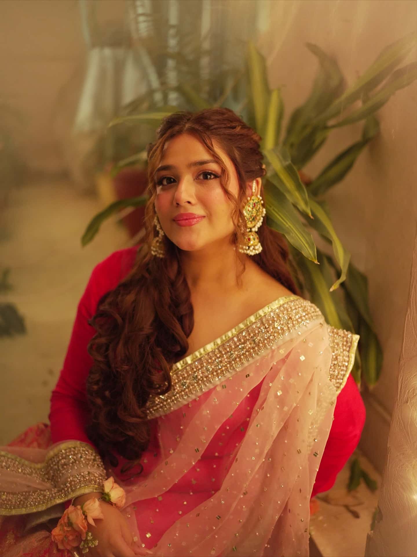 RANGREZA - Light Pink Dupatta - thumbnail 2